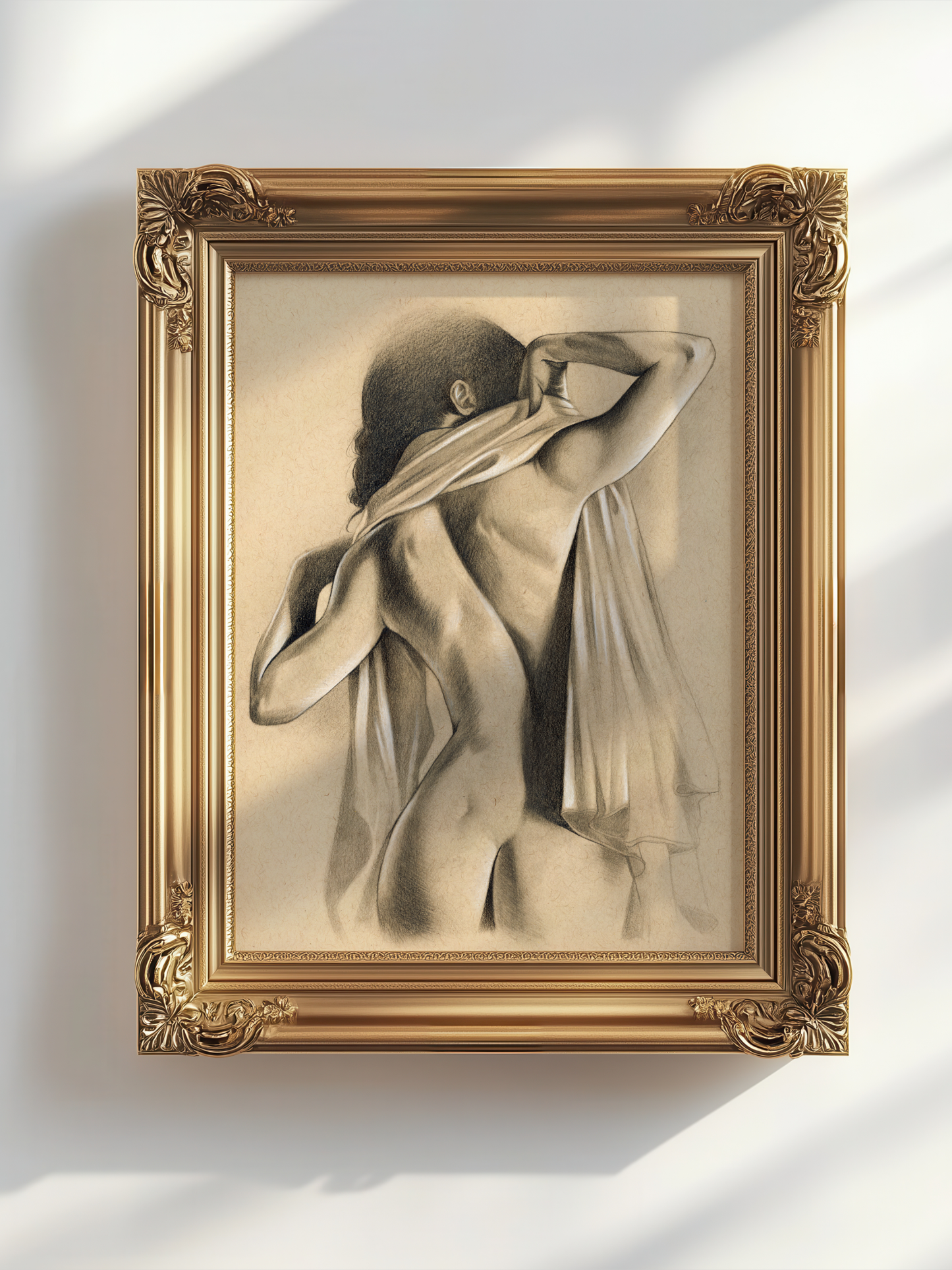 Figure Study Nr. 1 Original Drawing