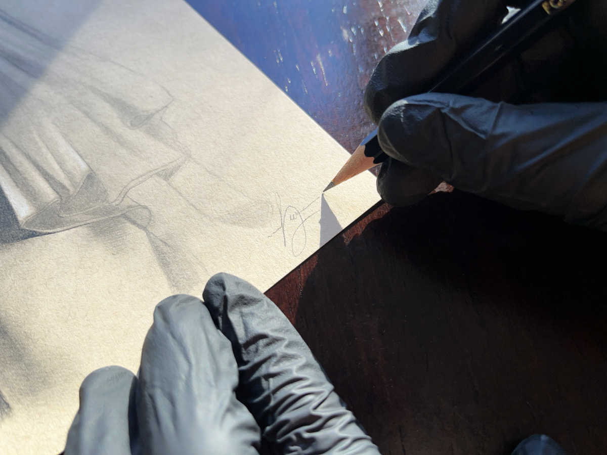Figure Study Nr. 1 Original Drawing