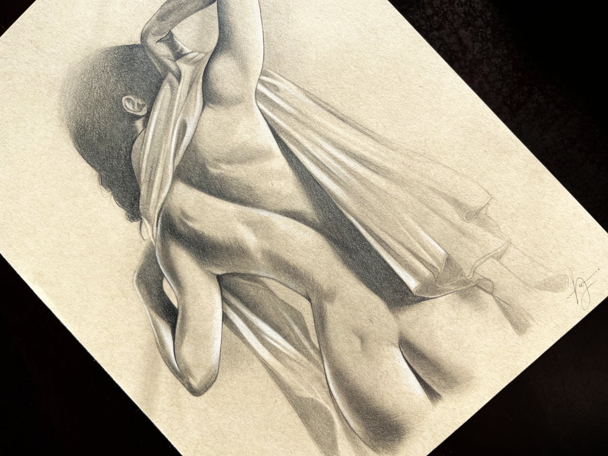 Figure Study Nr. 1 Original Drawing