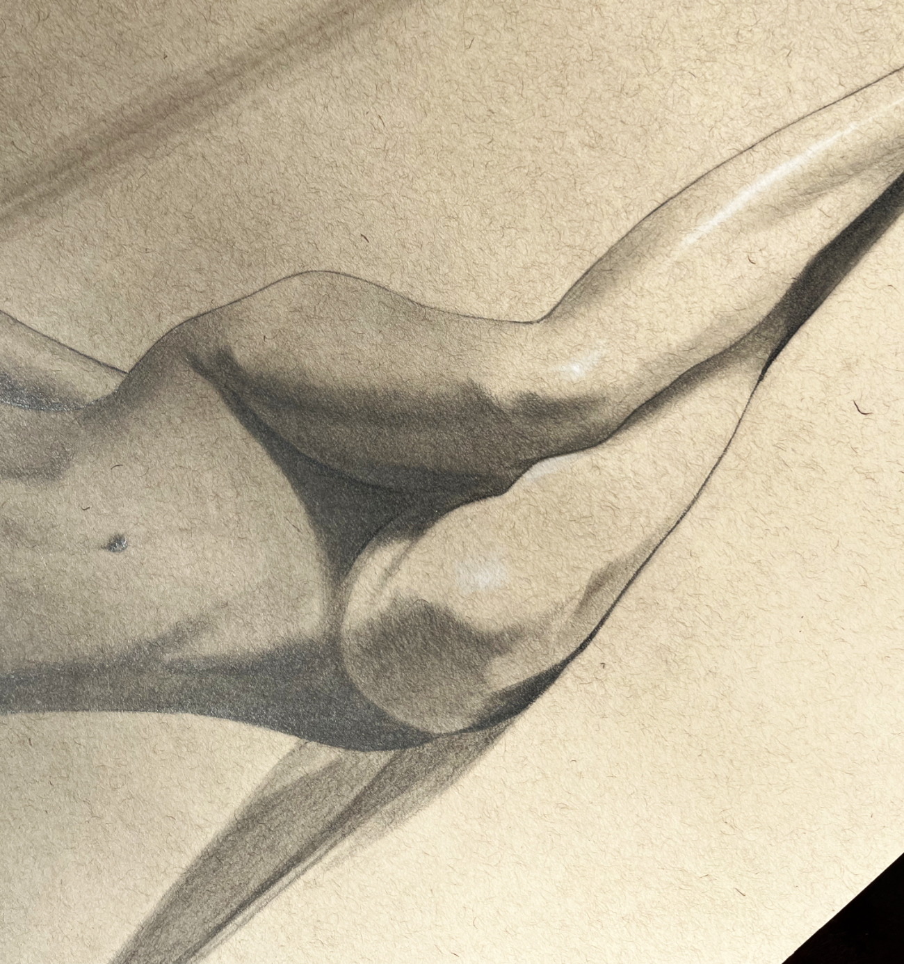 Figure Study Nr. 2 Original Drawing