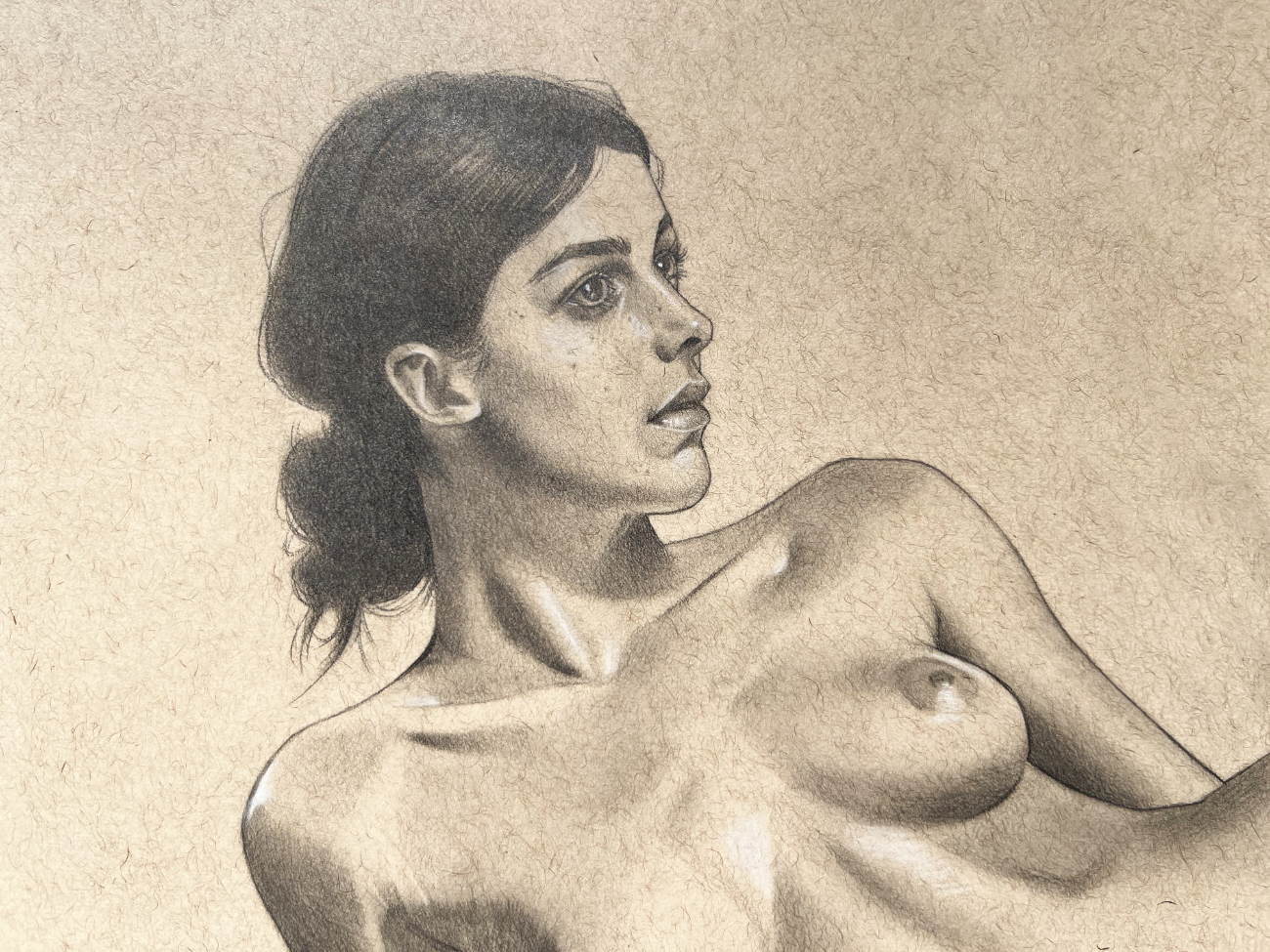 Figure Study Nr. 2 Original Drawing