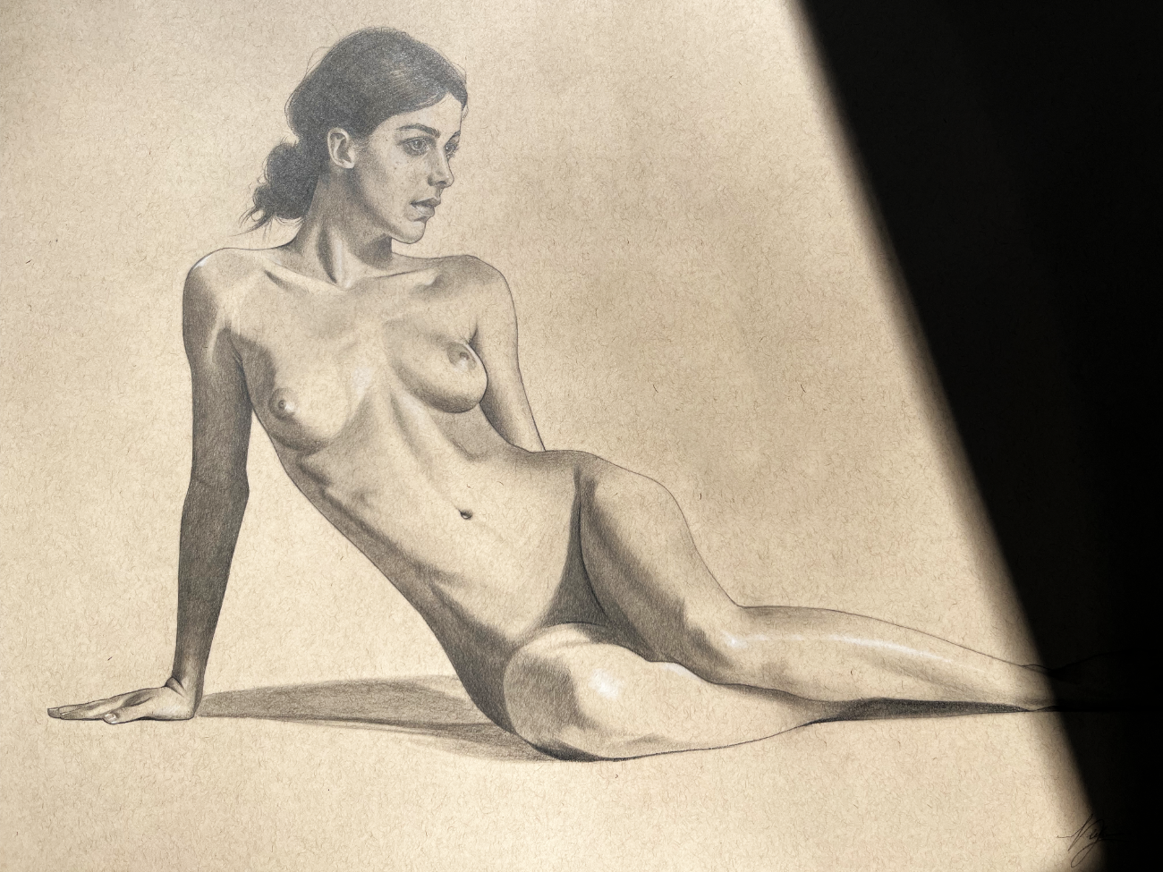 Figure Study Nr. 2 Original Drawing