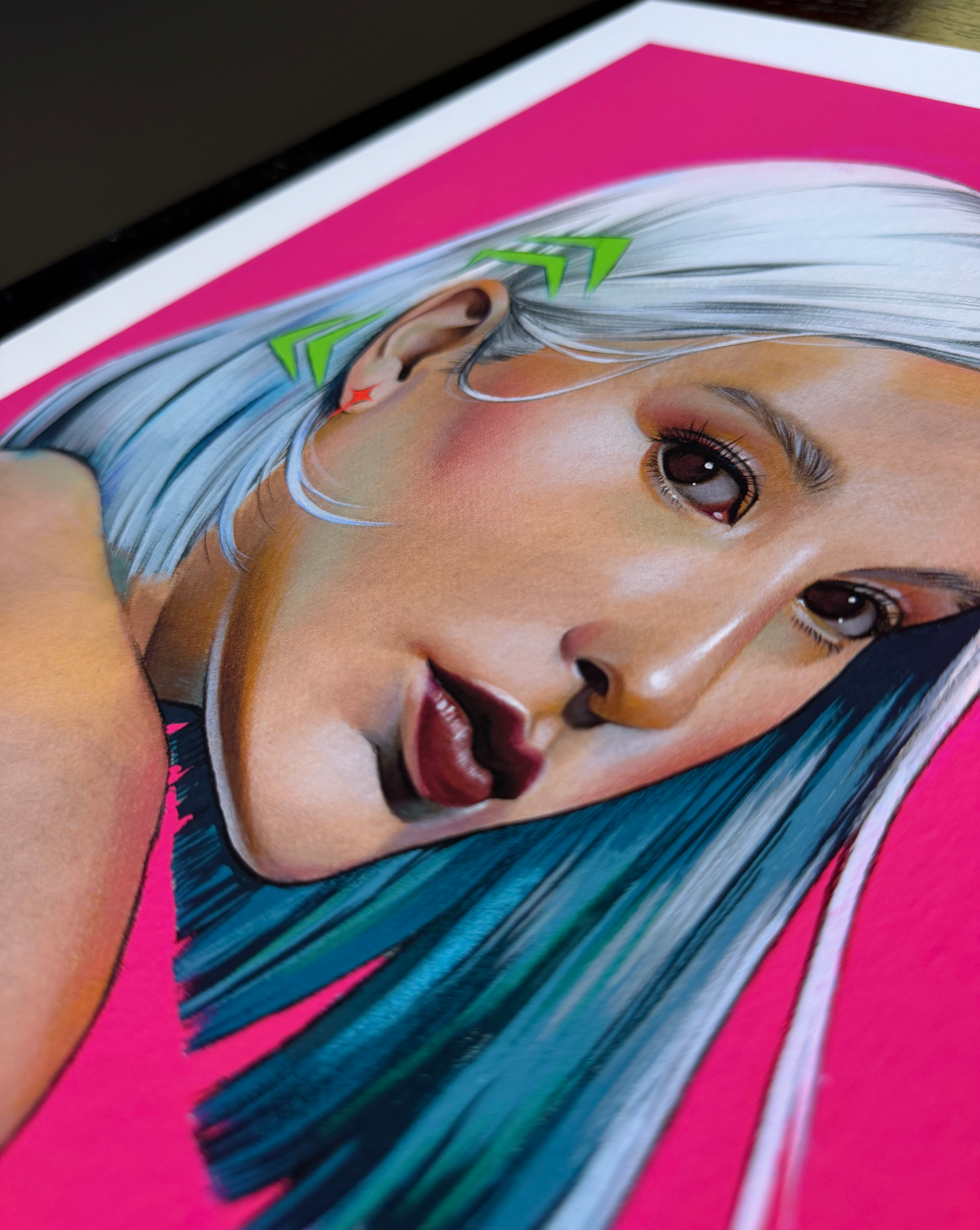 'Neon Gaze' Open Edition Giclée Print