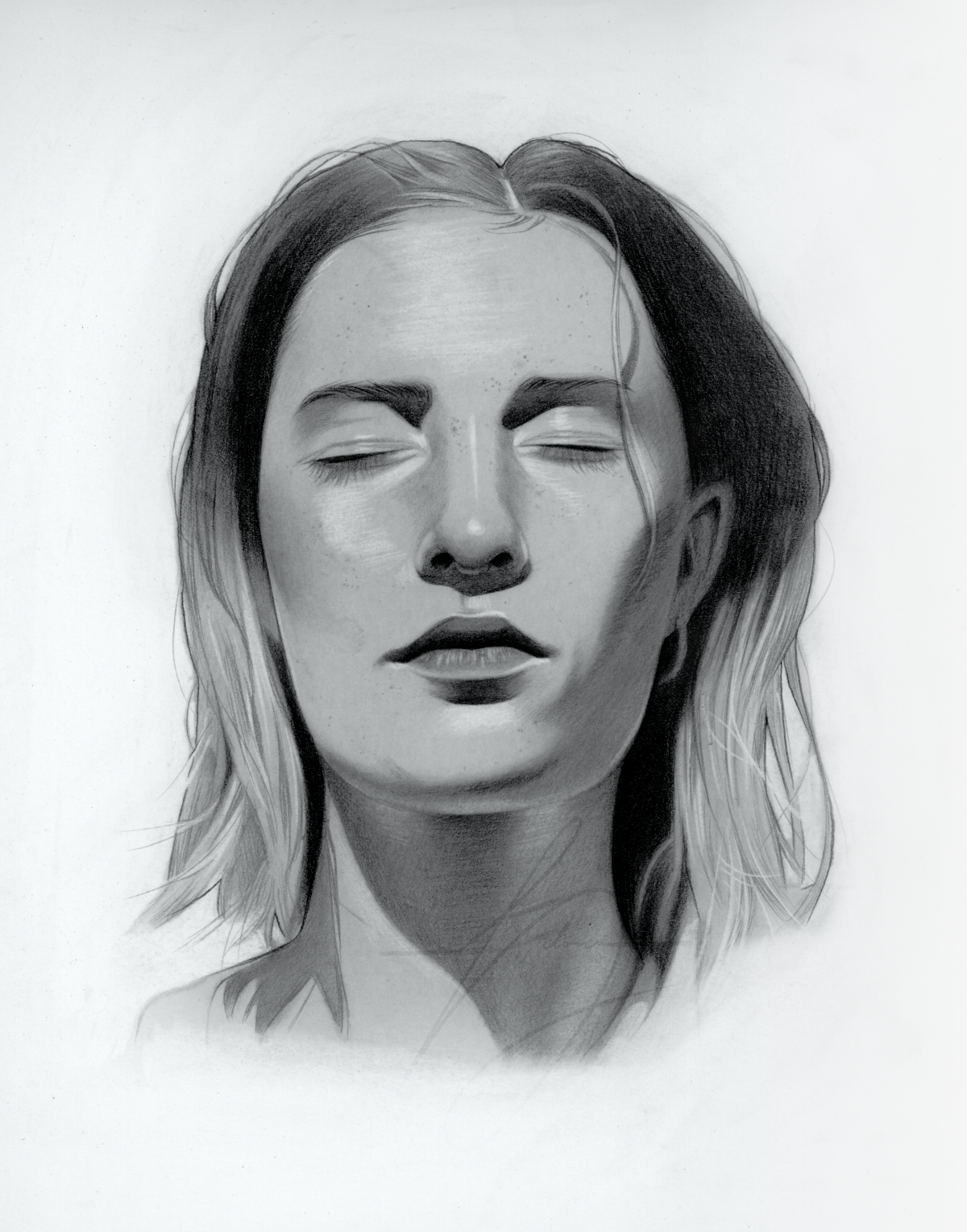 Portrait Study Nr. 2 Original Drawing