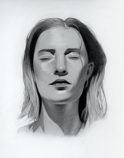 Portrait Study Nr. 2 Original Drawing