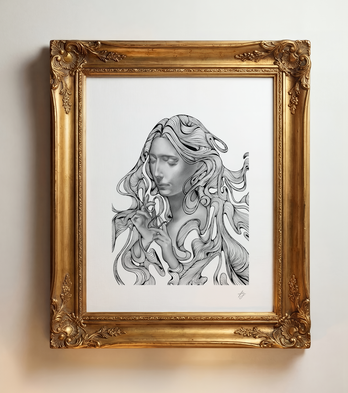 'Daydream' Original Graphite & Ink Drawing