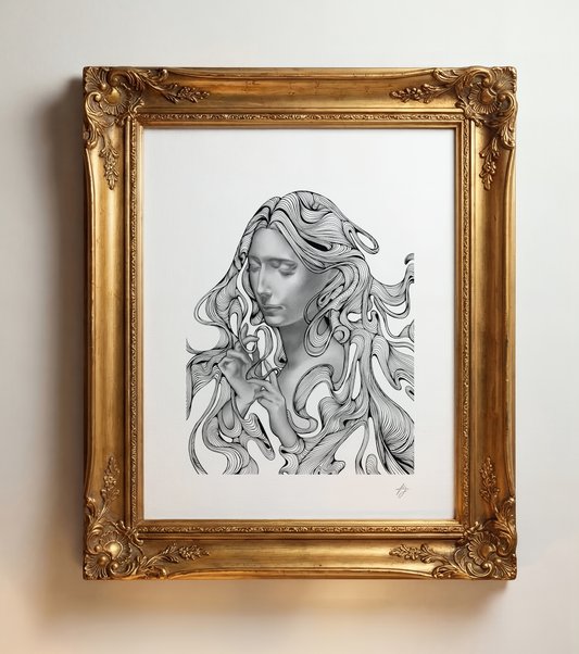 'Daydream' Original Graphite & Ink Drawing