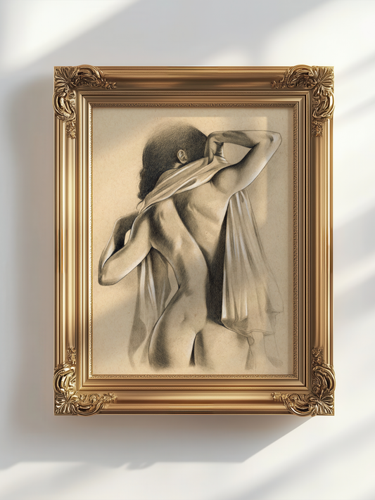Figure Study Nr. 1 Original Drawing
