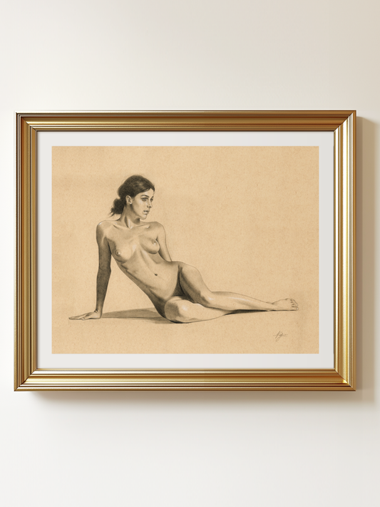 Figure Study Nr. 2 Original Drawing