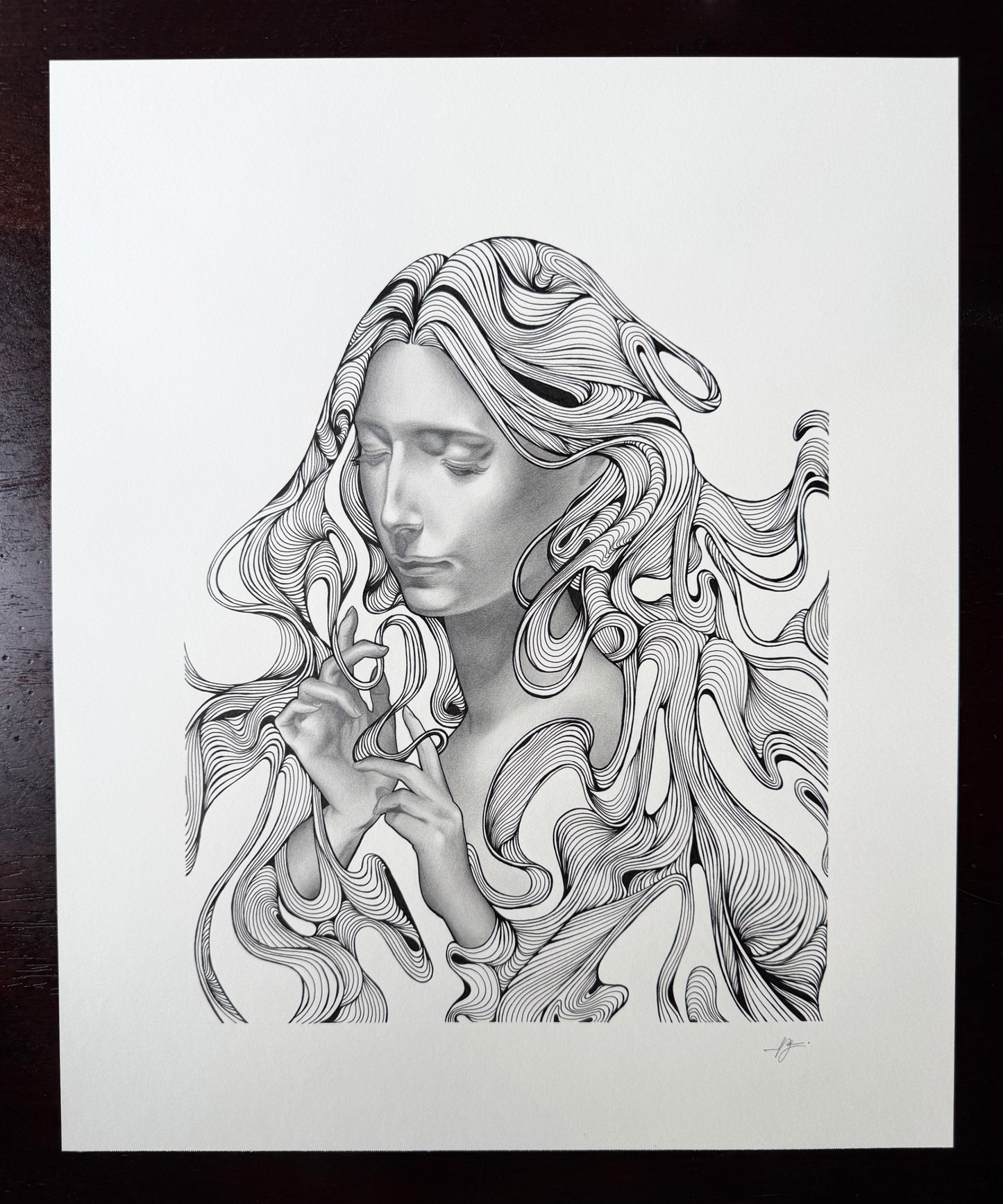 'Daydream' Original Graphite & Ink Drawing