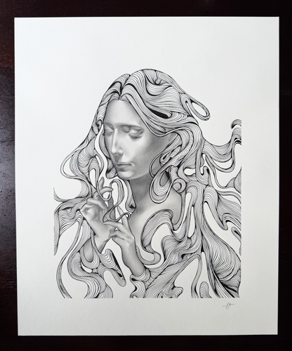 'Daydream' Original Graphite & Ink Drawing