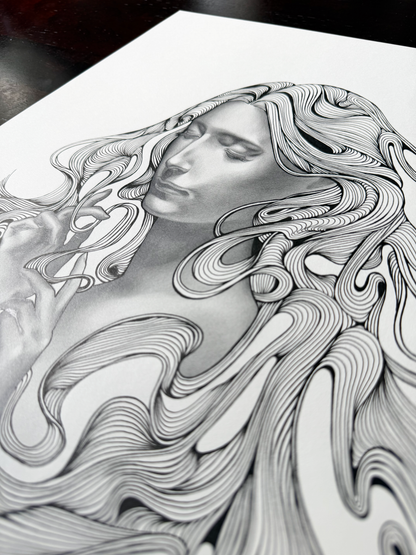 'Daydream' Original Graphite & Ink Drawing