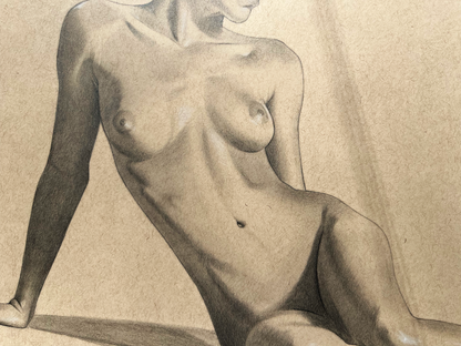 Figure Study Nr. 2 Original Drawing