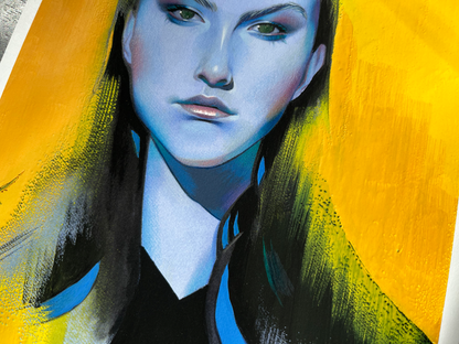 'Elarya' Original Watercolor & Gouache Painting
