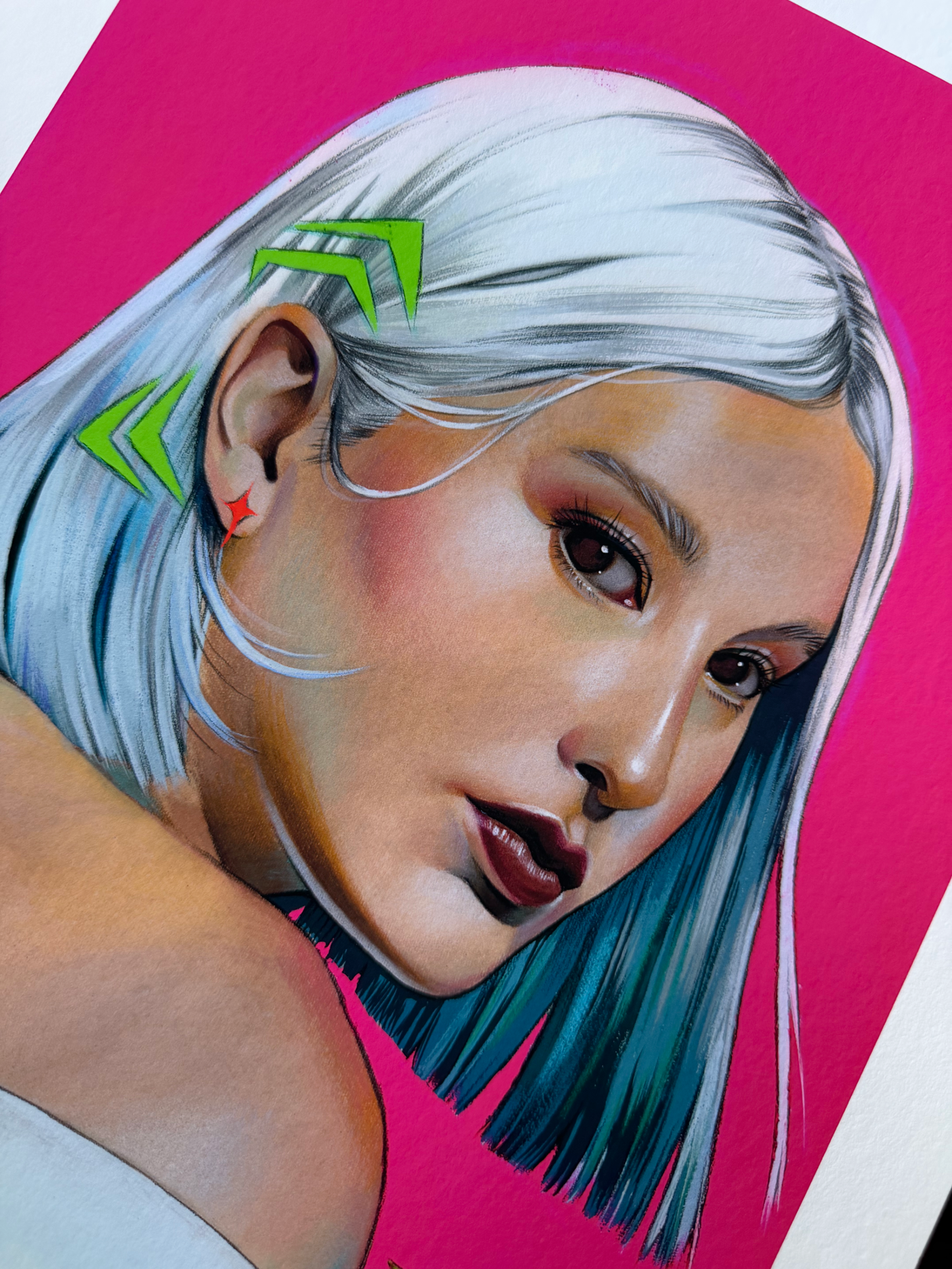 'Neon Gaze' Open Edition Giclée Print