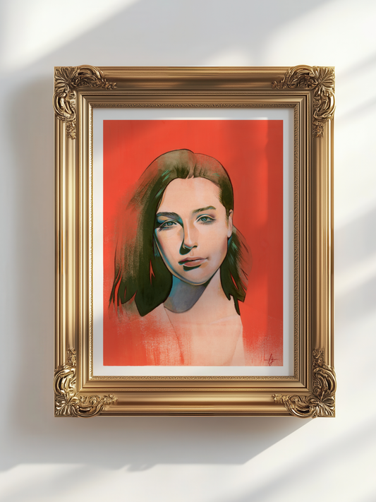 'Verdalyn' Original Watercolor & Gouache Painting